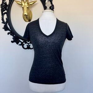 Alternative Apparel Barth Charcoal V-Neck Women's Tee